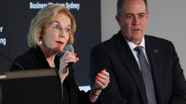 ABC managing director David Anderson and Chair Ita Buttrose. Picture by Ryan Osland