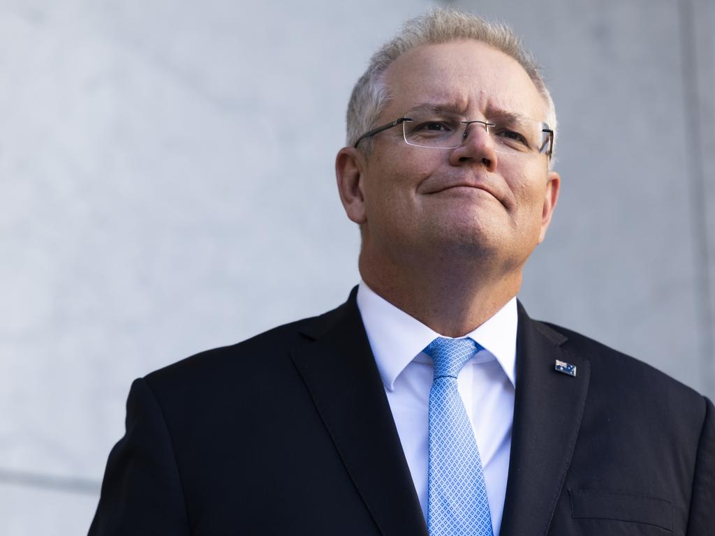 Australian Prime Minister Scott Morrison’s popularity has also had a boost. Picture: Rohan Thomson/Getty Images