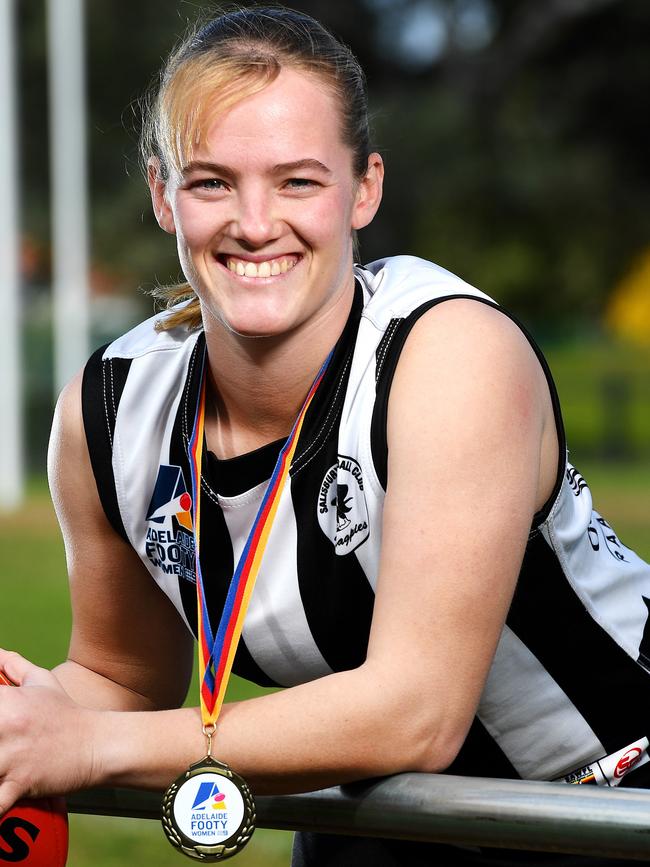 Brittany Perry was Salisbury’s 2018 best and fairest.Pic: AAP