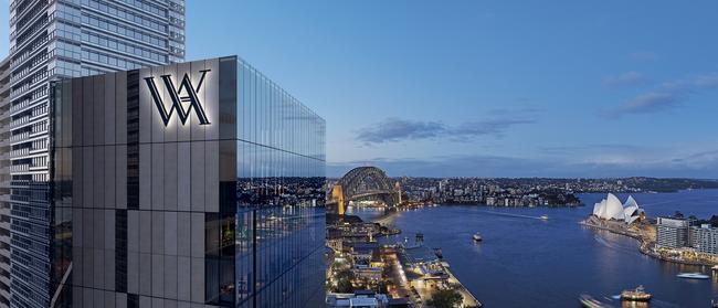 An artist’s impression of Waldorf Astoria Sydney at One Circular Quay.