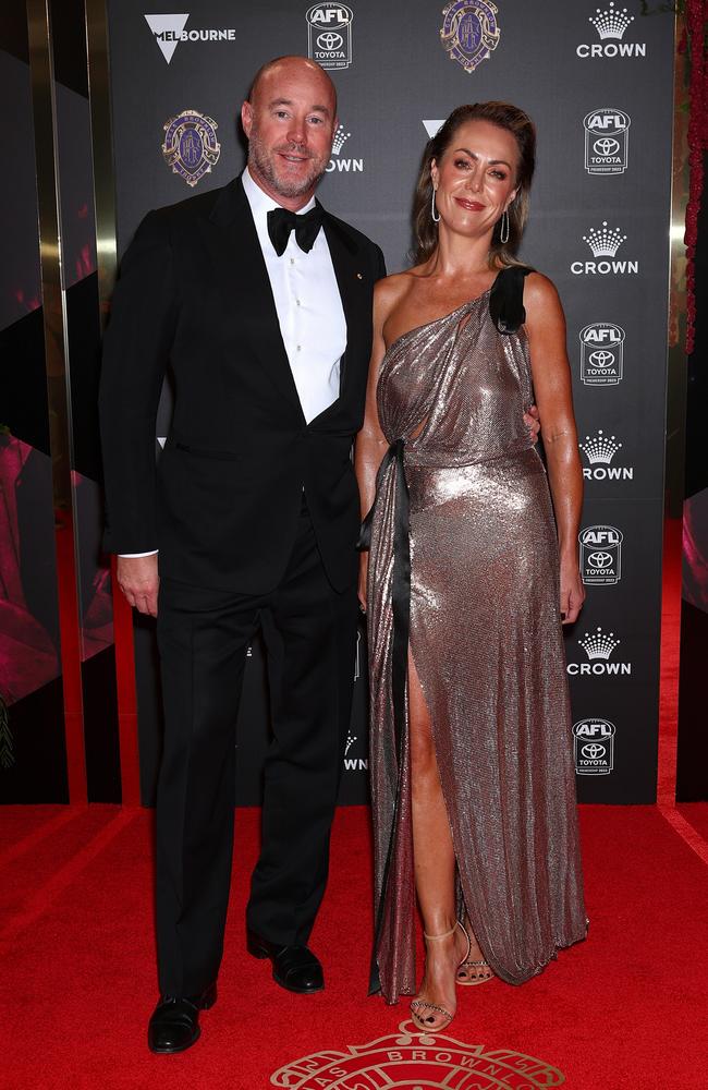 The Sayers at the 2023 Brownlow Medal at Crown Palladium. Picture: Graham Denholm/Getty