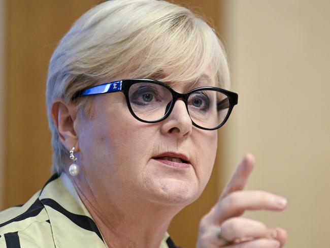 CANBERRA, AUSTRALIA  - NewsWire Photos - February 26 2025:Senator Linda Reynolds during the Community Affairs Estimates at Parliament House in Canberra. Picture: NewsWire / Martin Ollman