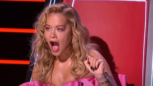 Rita Ora and the other coaches were shocked by the request.