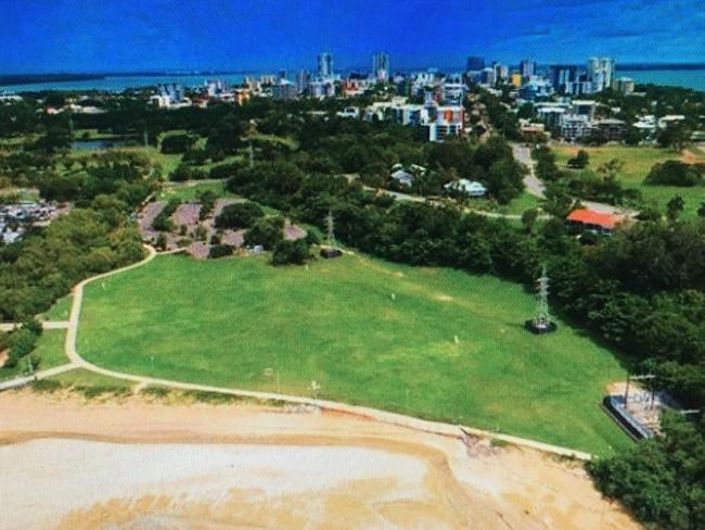 SkyCity has put its 5.6ha Little Mindil beachfront site on the market. Picture: Supplied