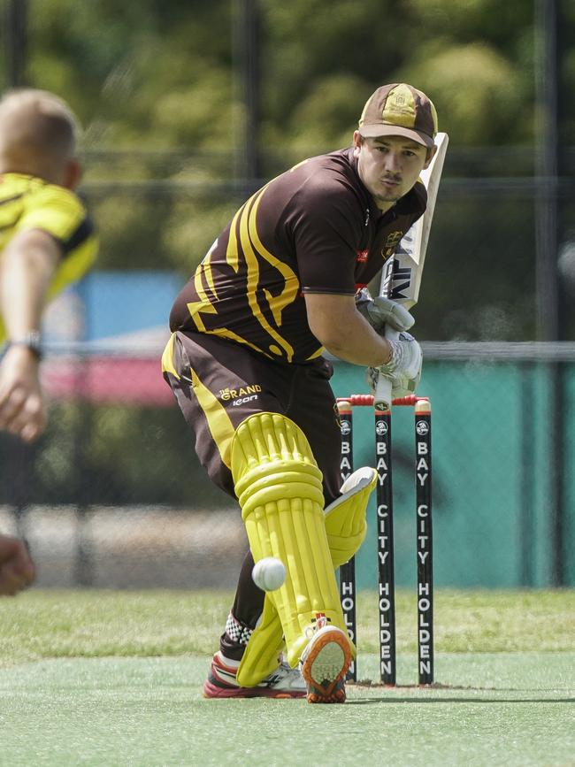 Brett Maxwell batting for Heatherhill.