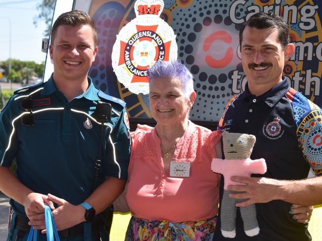 Evergrow Community Care gifted 55 trauma teddy's to QLD Ambulance Officers.