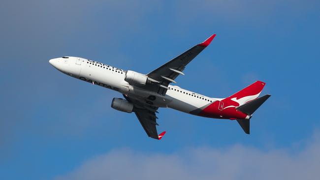 Qantas has been found guilty of illegally firing 1700 ground services workers. Picture: NCA NewsWire / Gaye Gerard