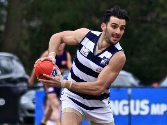 Doncaster star Chris Annakis in action in the Eastern Football League (EFL). Picture: Davis Harrigan