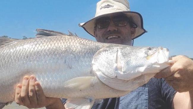 Paul Hopley landed this impressive barra while out with