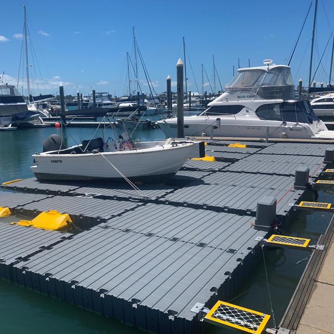 Superintendent David Osmand said with Gladstone statistically having more boats than people, the marina berths gave the average trailer boat owner easy access to pristine waterways. Picture: The Observer