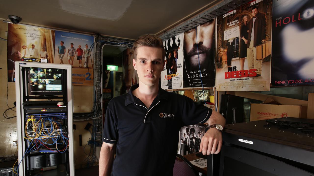 Projectionist Nathan McNamara at Hawthorne Cinema. The suburb has two great cinemas, and much more to offer. Picture: Anthony Weate