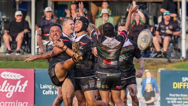 The Panthers celebrate. Picture: D Wigley