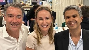 Dr James Muecke, Sarah Game and  British cardiologist Dr Aseem Malhotra . Picture: instagram