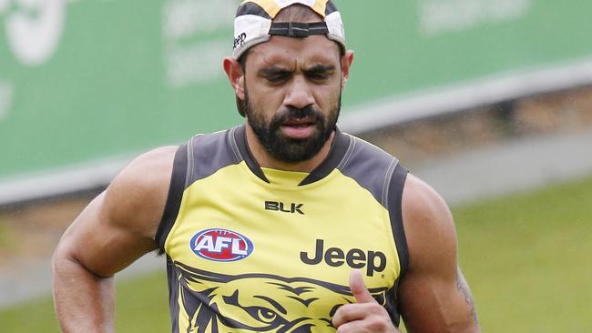 Chris Yarran is yet to play a game for Richmond after arriving from Carlton. Picture: Michael Klein