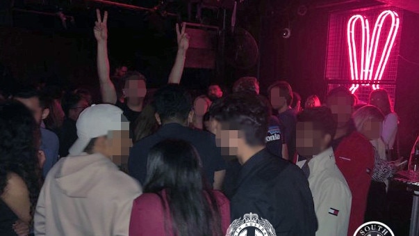 Zhivago nightclub on Currie Street was fined $5060 for not having a Covid Safe Plan in place over the weekend. Picture: SAPOL