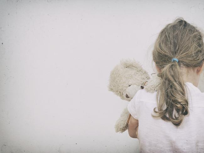 Sad child, domestic violence, sex abuse concept. Generic picture from istock. No identification.