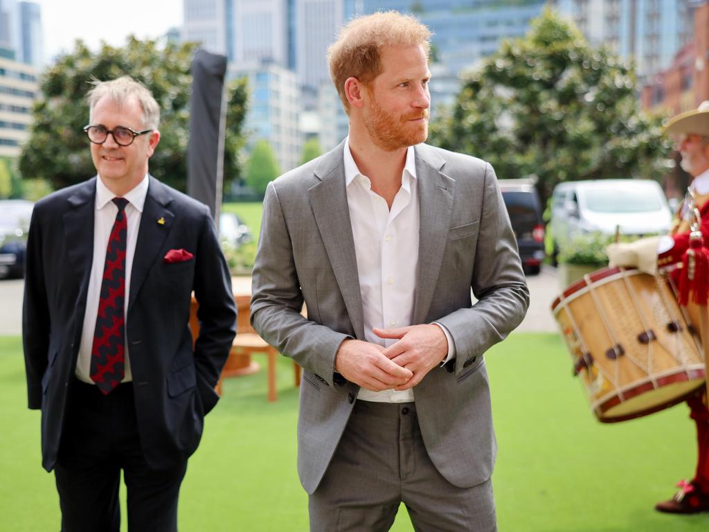 Dominic Reid OBE, CEO, Invictus Games Foundation and Prince Harry, Patron of the Invictus Games Foundation. Picture: Chris Jackson/Getty Images for The Invictus Games Foundation