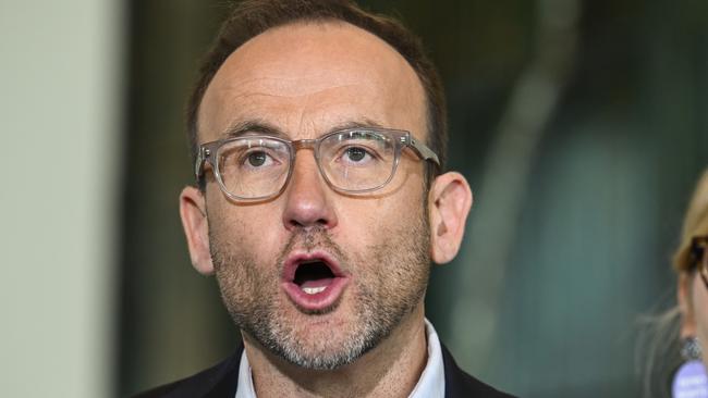 Leader of the Australian Greens Adam Bandt in Canberra. Picture: NewsWire / Martin Ollman