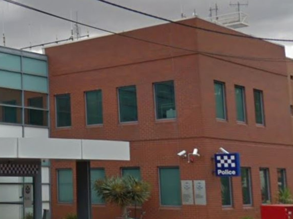 The Geelong police station.