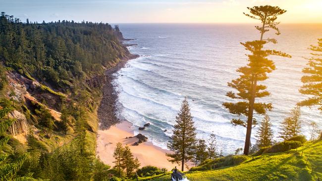 Anson Bay, Norfolk Island. Picture: Norfolk Island Tourism