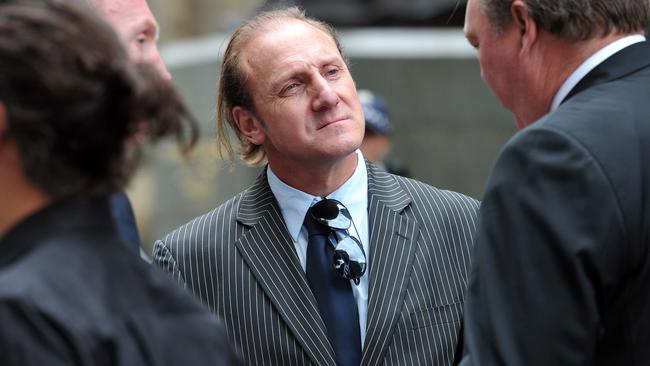 Gary Ablett senior attends the State funeral for Jim Stynes at St Paul's Cathedral in Melbourne, Tuesday, March 27, 2012. (AAP Image/POOL/Alex Coppel)