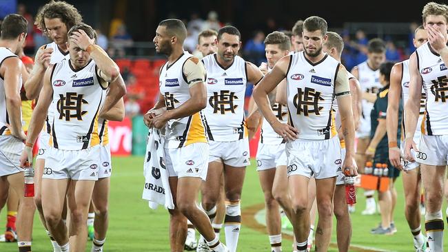 The Hawks are struggling after three rounds. Picture: Getty Images