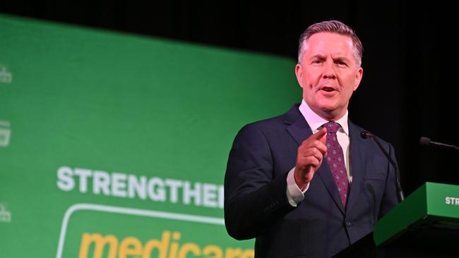 Health Minister Mark Butler says Australians have saved $1.2bn in out-of-pocket medicine costs under Labor. Picture: NewsWire/ Scott Gelston