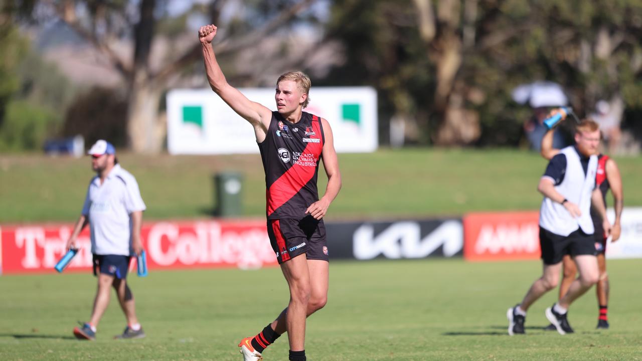 Harry Lemmey is one of SA’s best tall prospects. Picture: Cory Sutton/SANFL