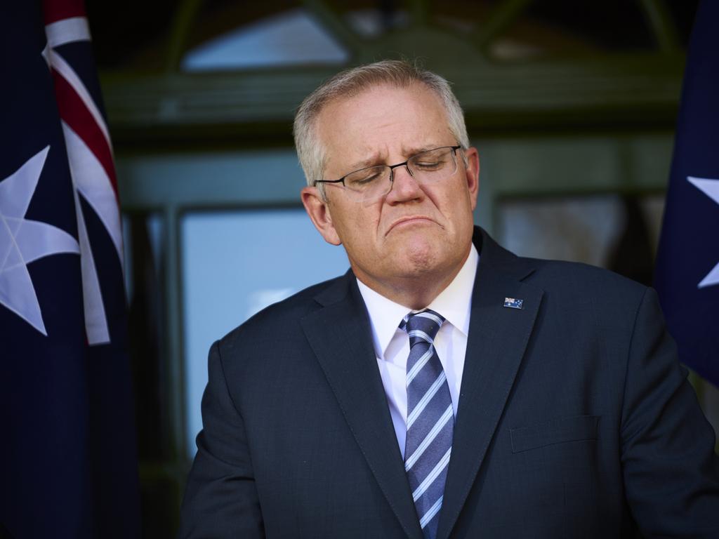 The Scott Morrison-led commonwealth government shut Australia’s international borders in March 2020. Picture: Rohan Thomson/Getty Images