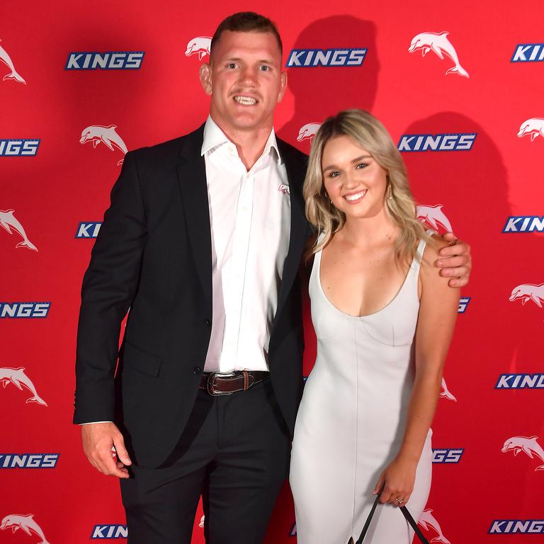 Thomas Gilbert and Maddie Mair at the Dolphins season launch event on February 3, 2023. Photo: John Gass