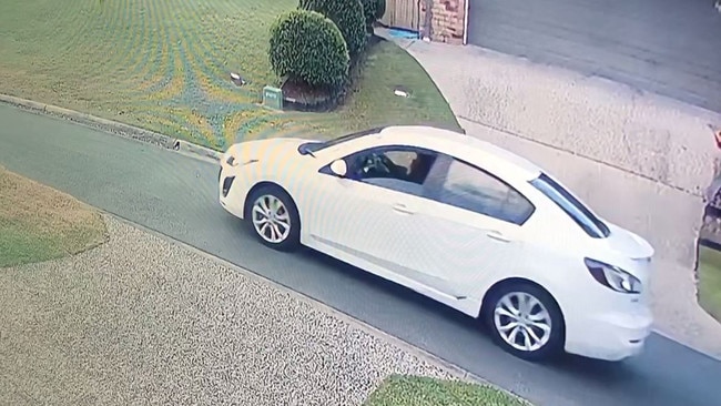 Thieves take off in a stolen Mazda 3 with a five-month-old baby in the rear child seat.