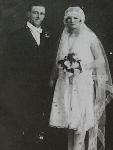 Charles Whalan on his wedding day and at Jenolan Caves when he was 19.