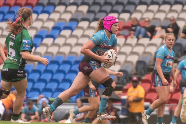 Cianna Faulkner Mackay Cutters vs Townsville Blackhawks Harvey Norman U17's Saturday 22 February 2025 Picture:Michaela Harlow
