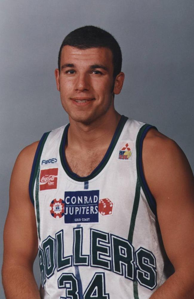 Apr96 (NBL photo) Gold Coast Rollers basketballer John Szigeti p/ /basketball