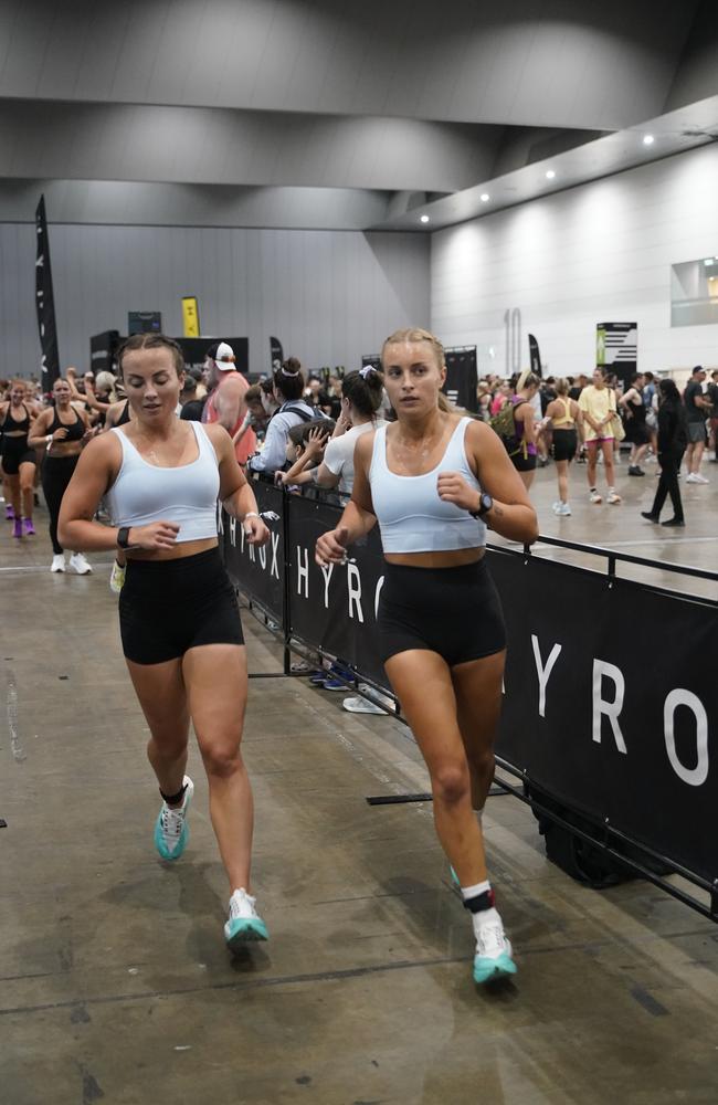 10000 athletes put their fitness to the test in a massive Hyrox competition this weekend (14-15 Dec) at Melbourne Exhibition and Convention Centre. Picture Valeriu Campan