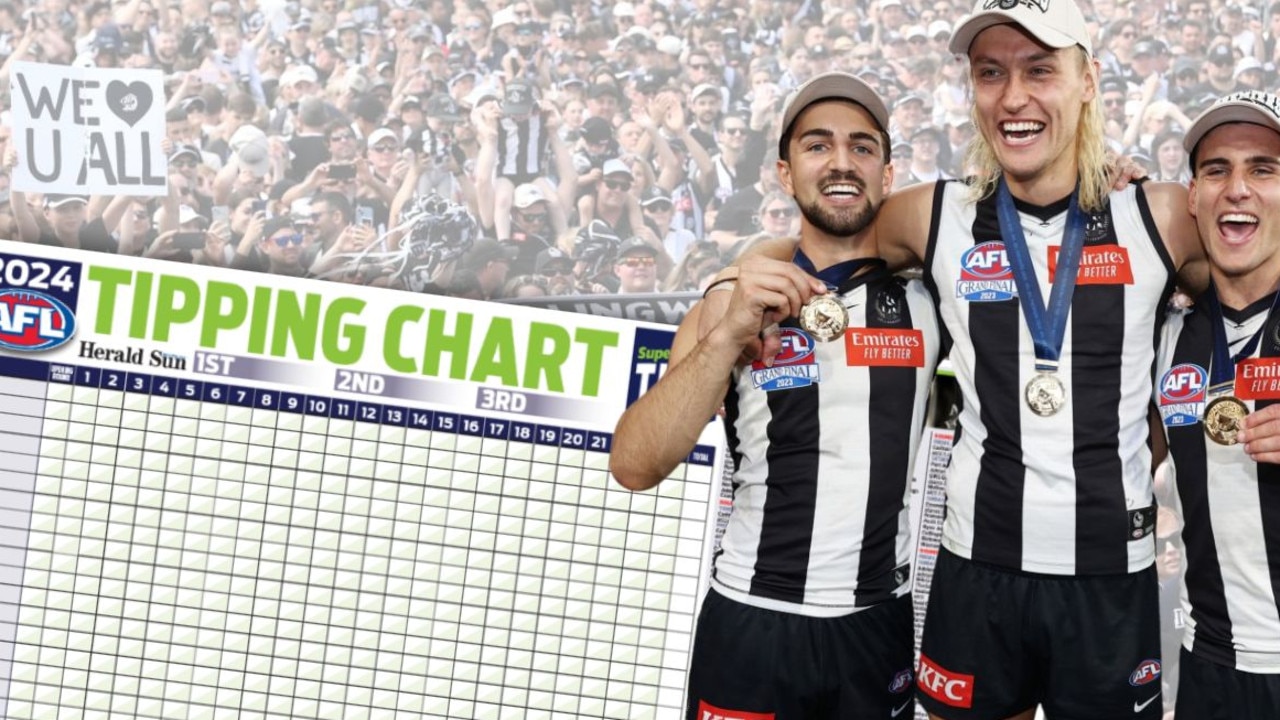 AFL 2025 Download your tipping chart Herald Sun