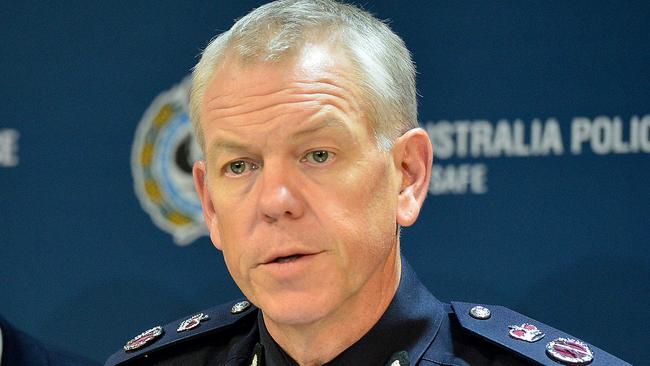 Police commissioner Grant Stevens.