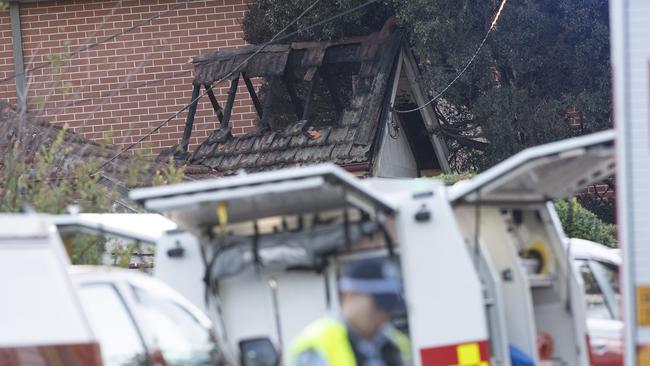 The home was gutted by fire. Picture: NewsWire / Jeremy Piper