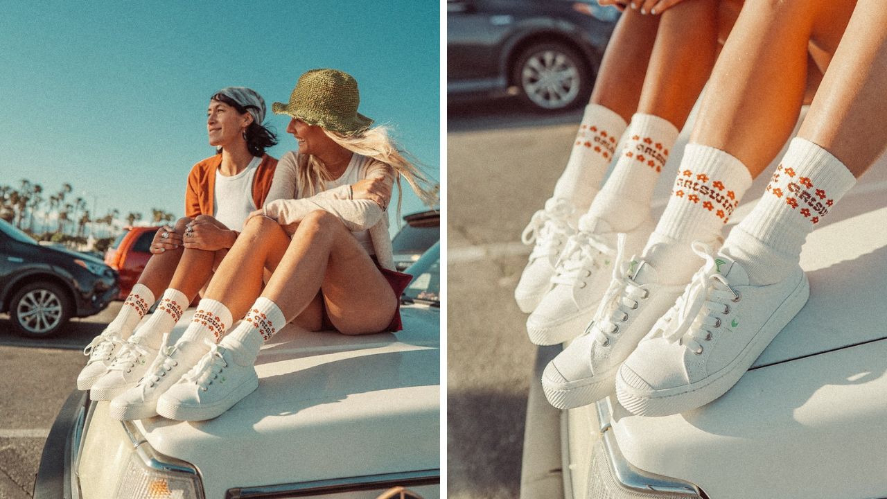 Summer Activewear, Elevated: adidas' White Sneakers + Matching