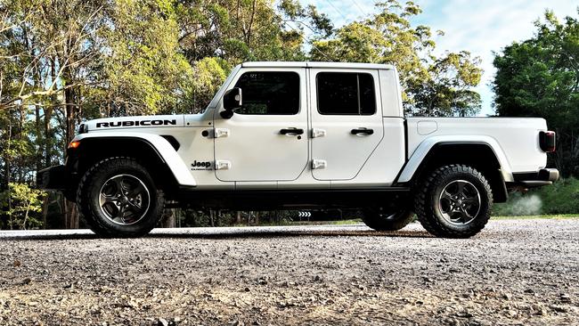 The Jeep Gladiator Rubicon is long at 5591mm.