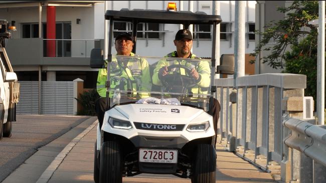 A 5-week-trial which saw increased anti-social behaviour patrols through the city CBD has yielded 'positive results' Townsville City Council says. Photo: Supplied.