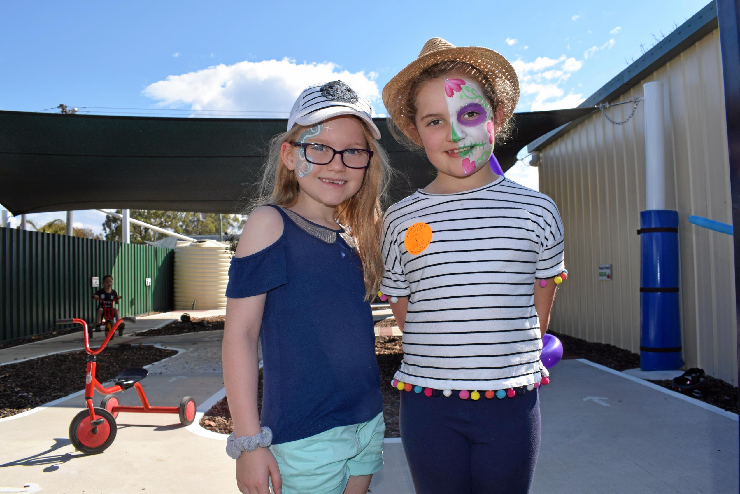 Mia Hatherall and Ruby Ehrich. Picture: Emily Bradfield