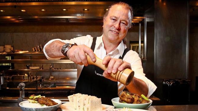 Award-winning chef and restaurateur Neil Perry in his natural habitat — the kitchen. Picture: Toby Zerna