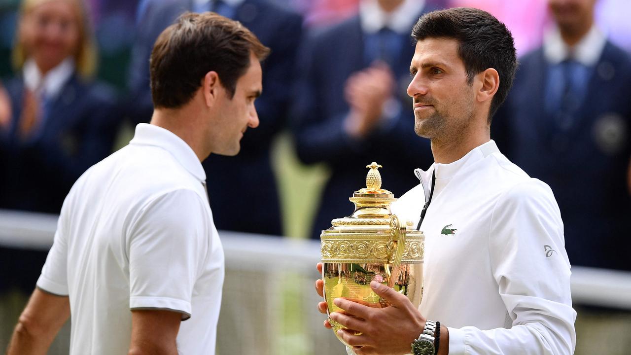 Federer has had huge highs and lows at Wimbledon. Photo by Daniel LEAL / AFP