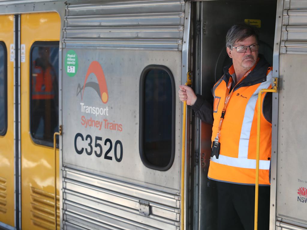 The startling amount of time Sydney Trains’ drivers actually spend per shift with their foot to the plate has been revealed. Picture: Rohan Kelly