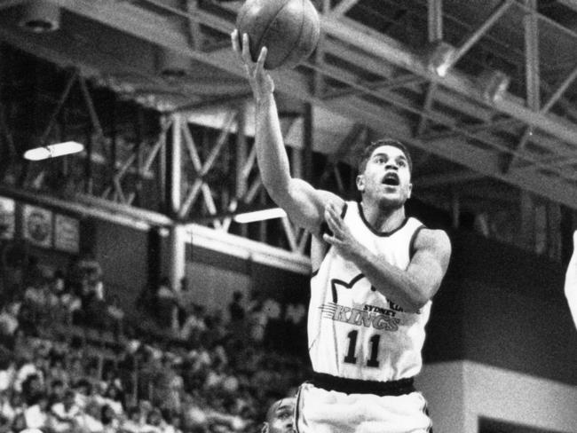 NBL legend Steve Carfino, who played for the Hobart Devils and Sydney Kings.