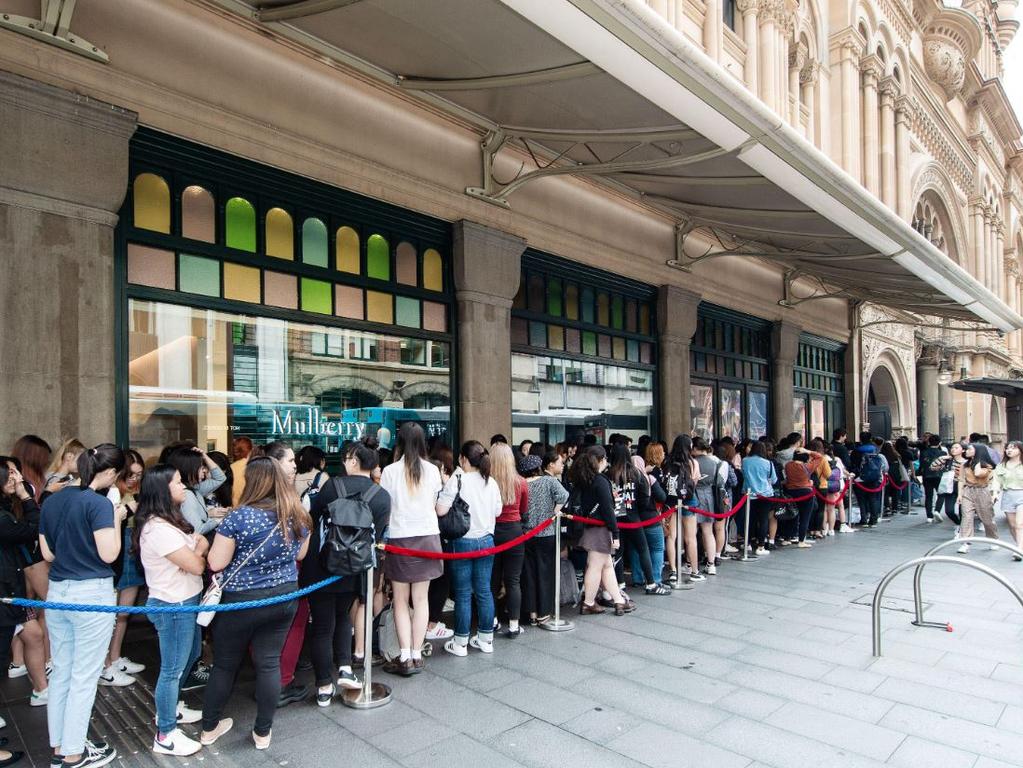 There were queues all the way into the street outside Sydney’s QVB when the store opened last month. 