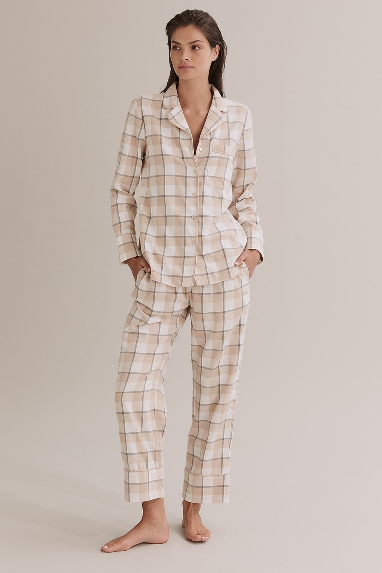 Womens flannelette pjs hot sale