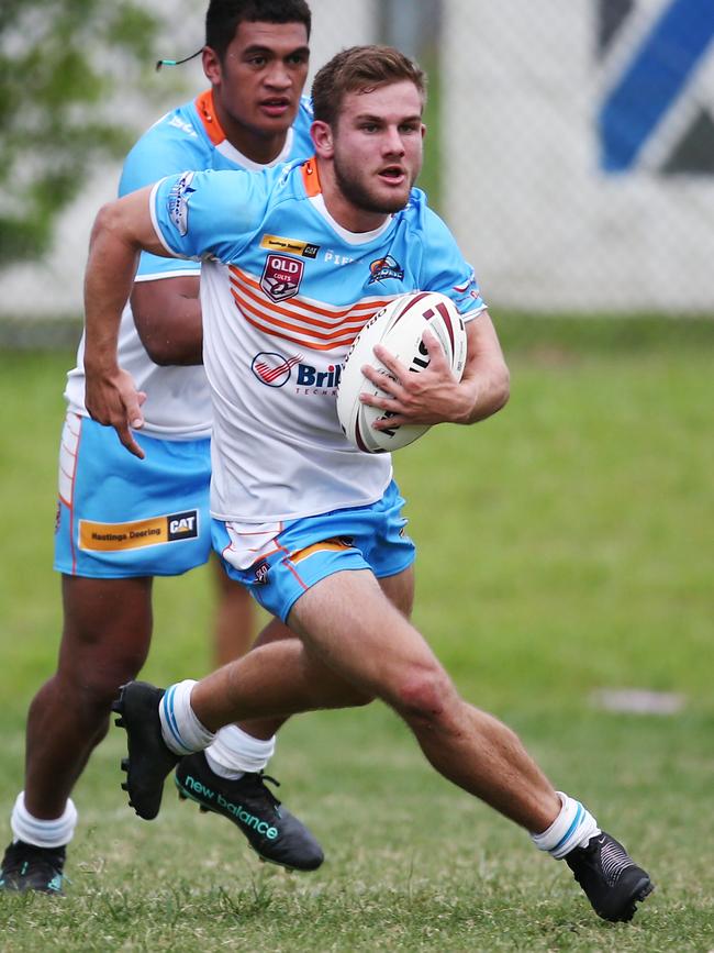 Pride under-20s player Adam Hepworth will get the chance to play alongside members of the club’s Intrust Super Cup squad in the Lightning Challenge. PICTURE: BRENDAN RADKE