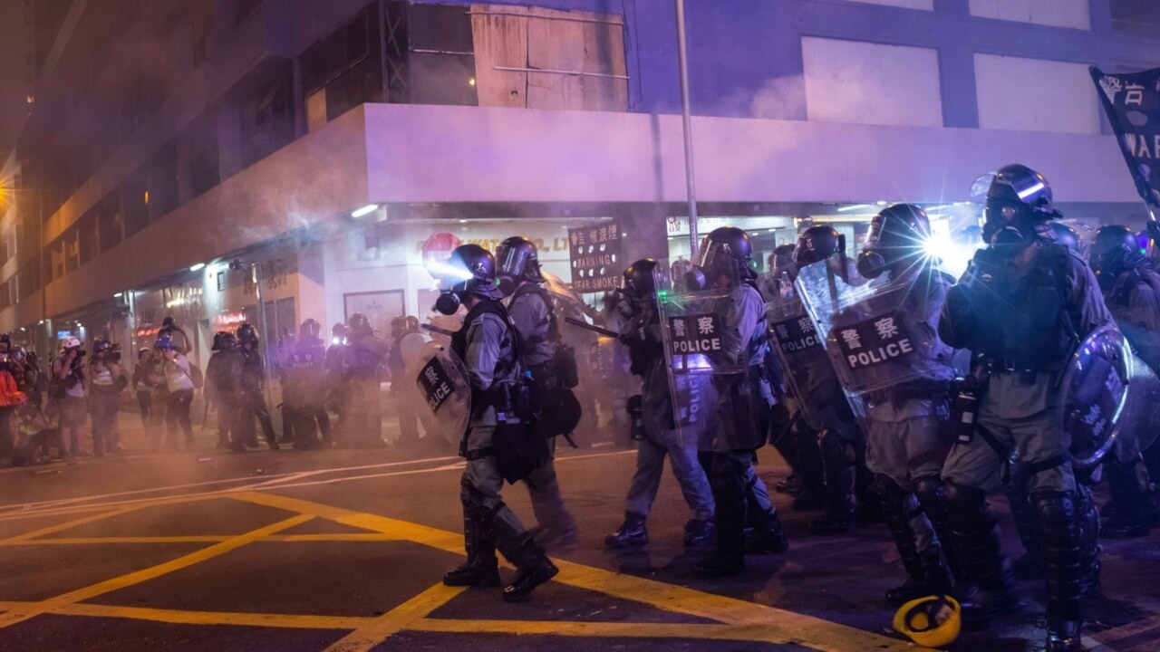 Hong Kong issues warning to protestors | Sky News Australia